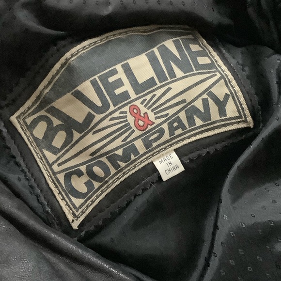 🎉HP🎉 BLUELINE & COMPANY Leather Jacket🧥 - Picture 7 of 8